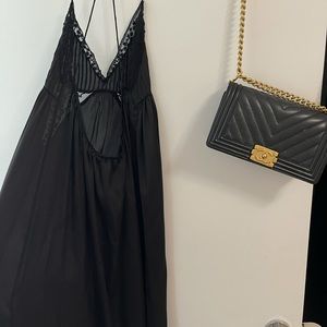 Black long dress Zara